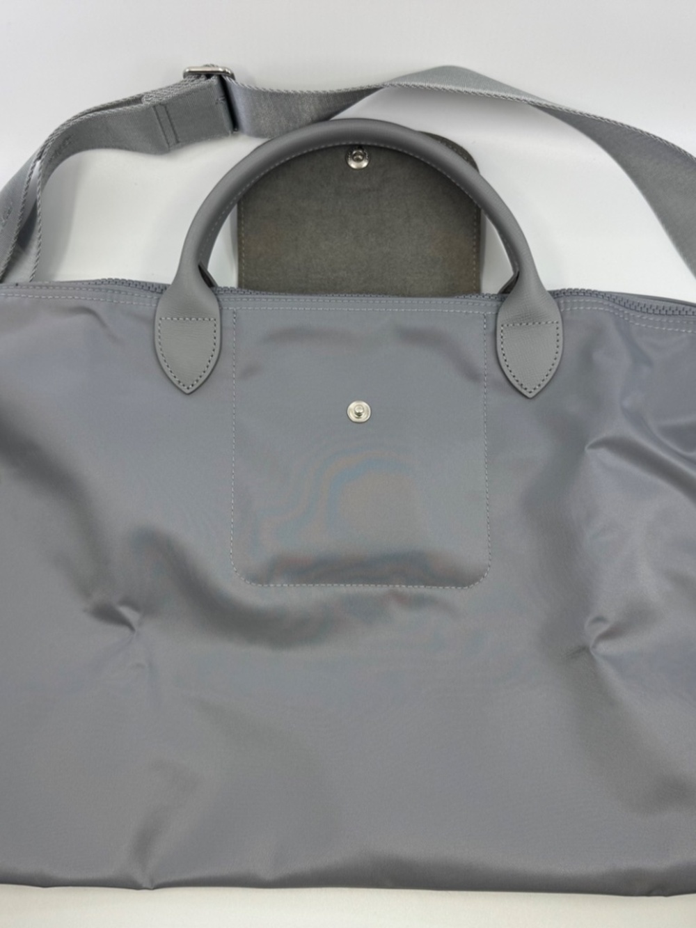 Longchamp Modele Depose Tote Bag Medium Grey - Picture 4 of 10